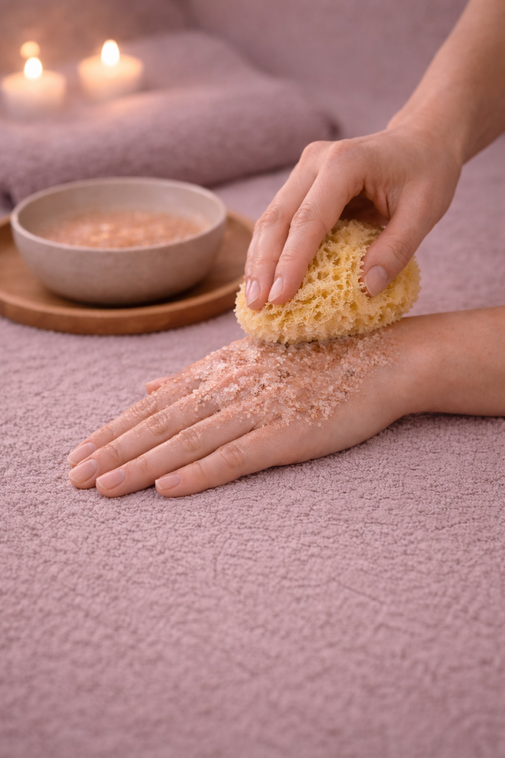 Peelingový rituál rukou & IR teplo